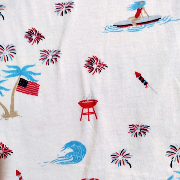 Eighty Eight Brand - Men's white patriotic fun bbq t-shirt. New. Size - M - Picture 3 of 8